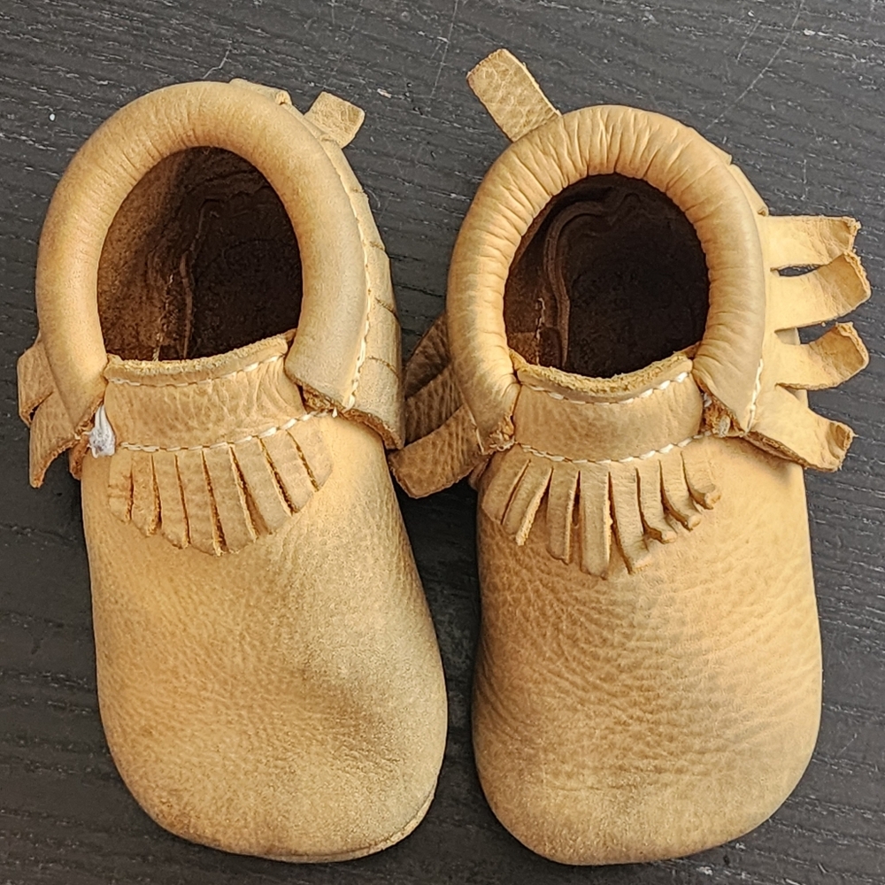 Freshly Picked brown leather moccasins 4